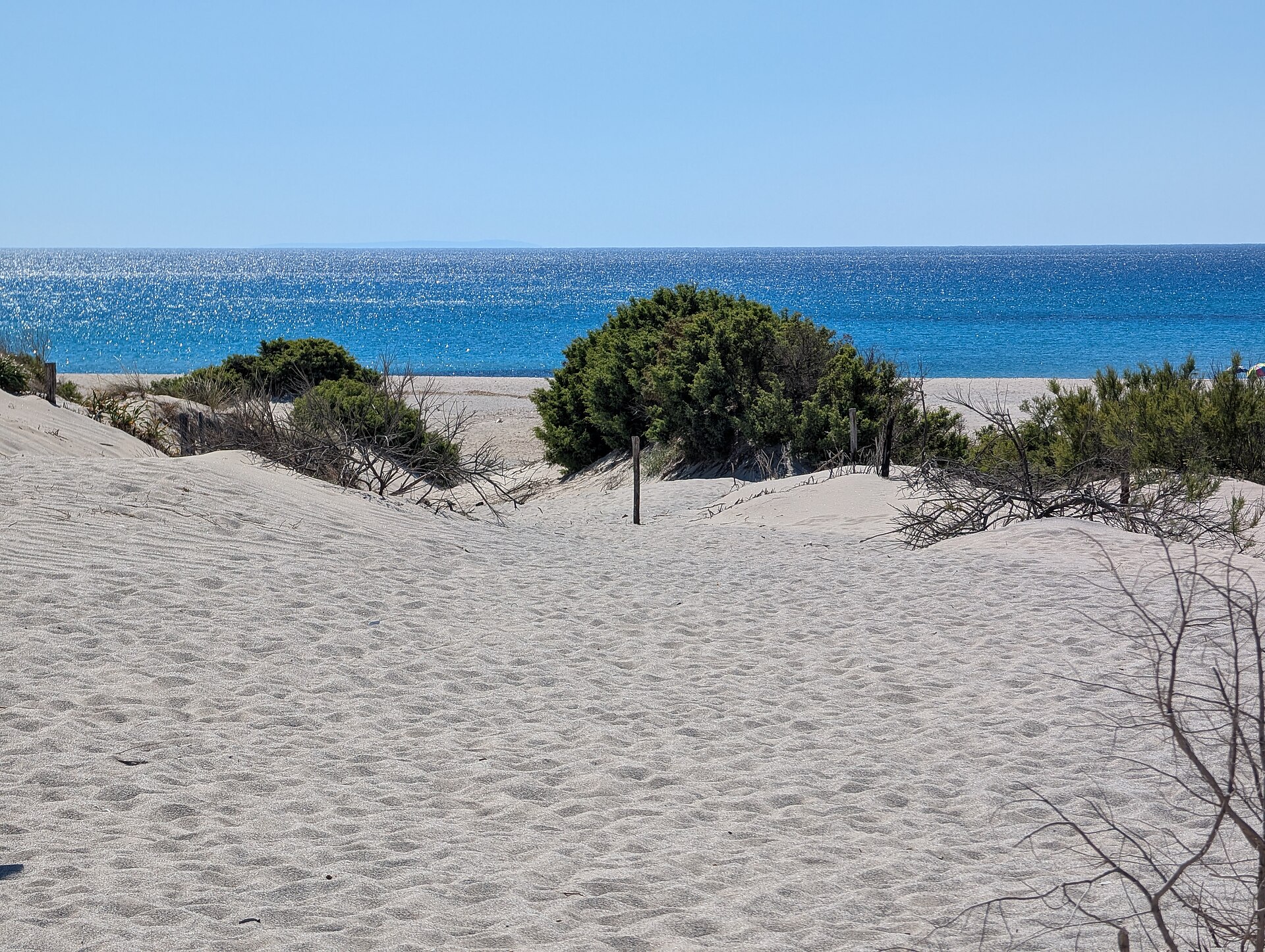 Dune della spiaggia di Rena Majori