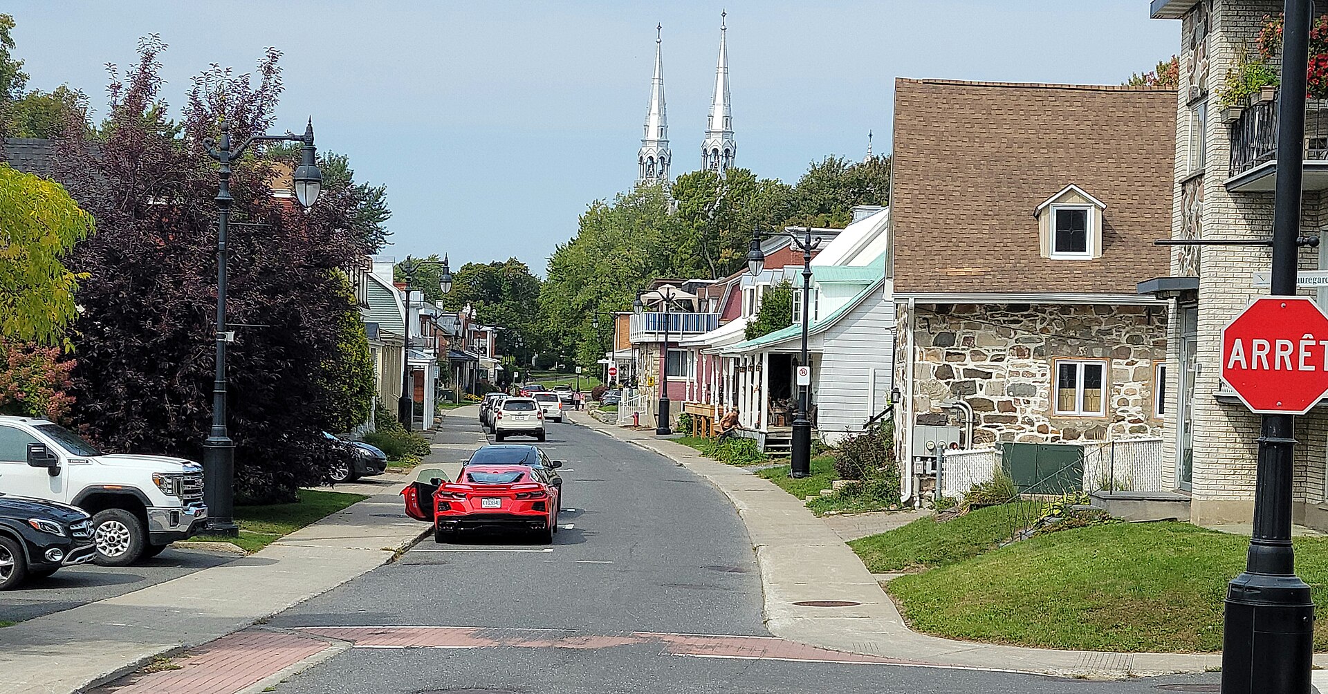 Varennes (Québec)-Vue vers le nord du boul. Marie-Victorin-2023-09-23