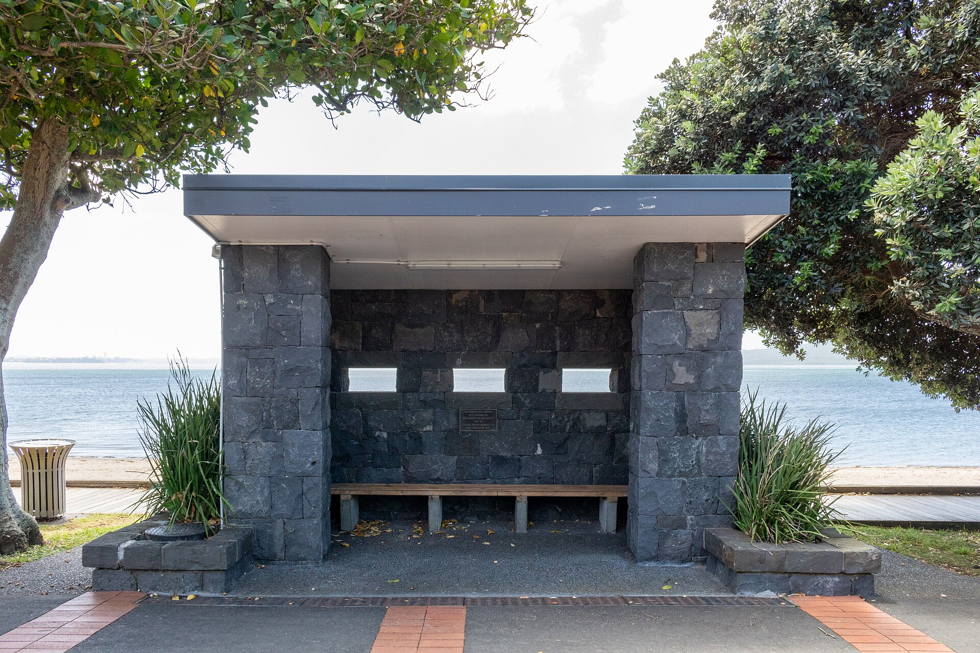 The Bus Shelter, St Heliers (head-on)